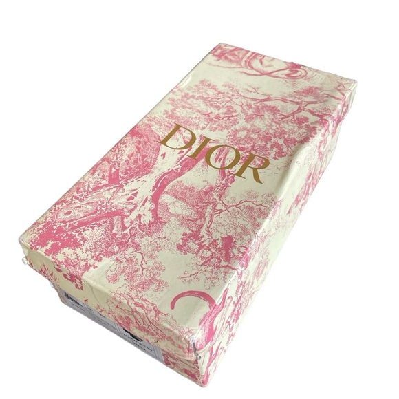 Dior Oblique Red Burgundy Slide Sandals Size 39 Dway - Picture 6 of 7